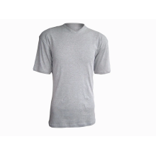 T-shirt à col en V 100% coton 160g